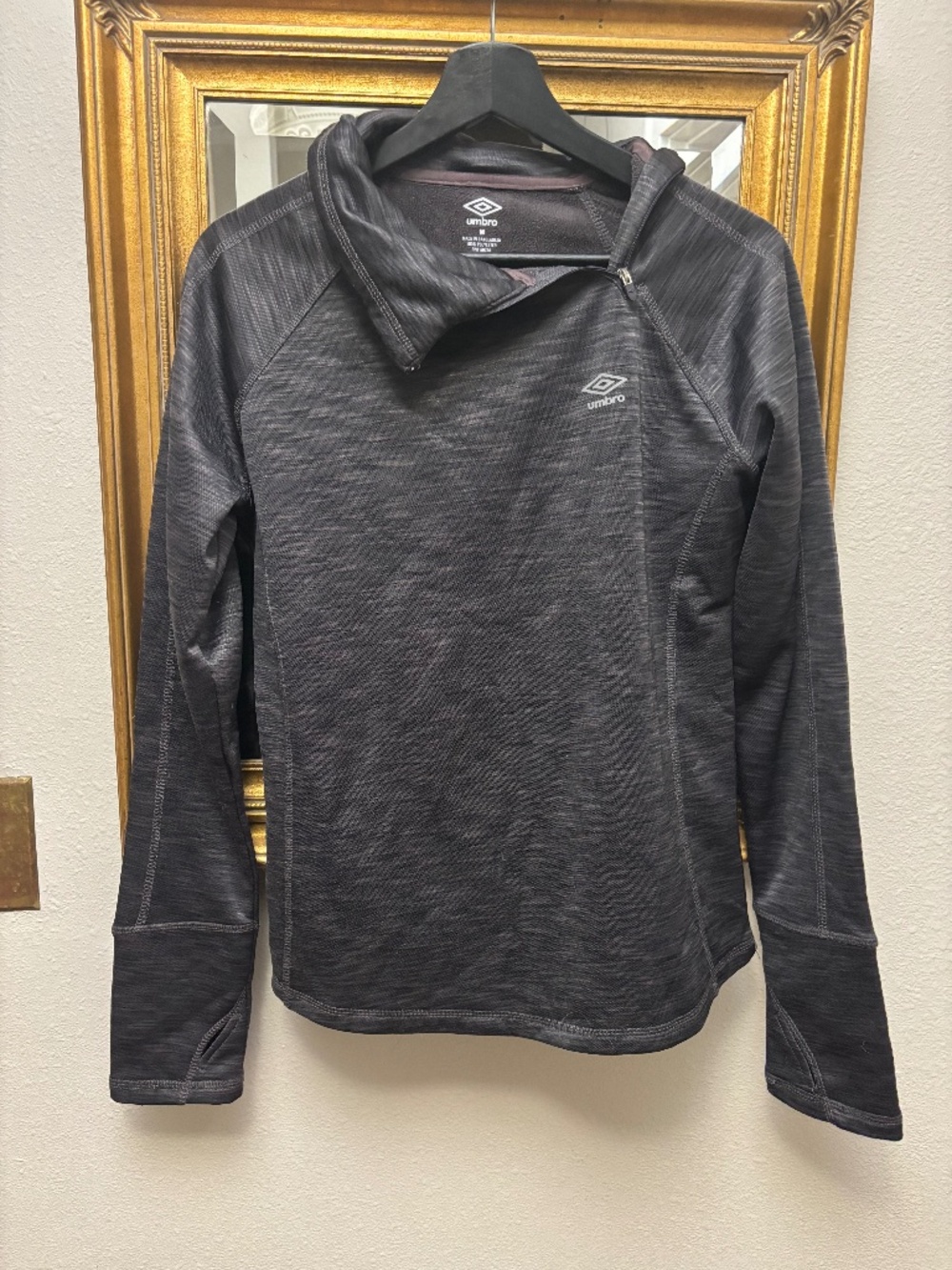 Umbro Women's Athletic Side-Zip/Quarter-Zip Fleece Pullover